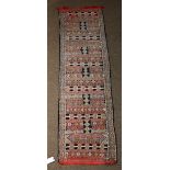 Turkish Soumak runner, 2'3" x 9'