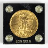 United States 1908 $20 gold St. Gaudens coin