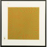 Roy Ahlgren (American, 1927-2011), "A Partial Concept IIX," 1969, screenprint, pencil signed lower