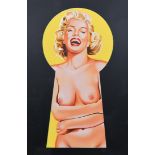 Mel Ramos (American, 1935-2018), “Peek a Boo, Marilyn 3,” 2002, lithograph in colors, pencil