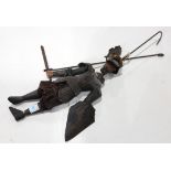 Venetian puppet, depicting a Musketeer, 23"l