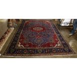 Persian Tabriz carpet, 8'1" x 9'