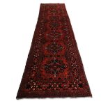 Afghan Belouch runner, 2'9" x 12'7"