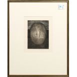 Pierre Dmitrienko (French, 1925-1974), Untitled (Abstract Oval Object), 1965, etching, signed and