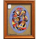 Anatol Krasnyansky (Russian, b.1930), Musicians, serigraph, signed in pen lower left, edition 136/