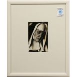 After Tamara De Lempicka (Polish, 1898–1980), Untitled (Nun in Tears), color photograph, bears