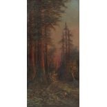 Astley David Middleton (ADM) Cooper (American, 1856-1924), Sunset, Big Basin, oil on canvas,