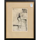 George Hugh De Groat (American, 1917-1995), "Trio," etching, pencil signed lower right, titled lower