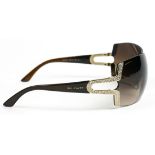 (lot of 2) Bulgari and Anais Gvani style sunglasses, each with case