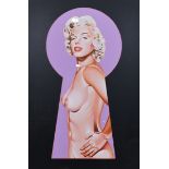 Mel Ramos (American, 1935-2018), “Peek a Boo, Marilyn 2,” 2002, lithograph in colors, pencil