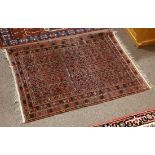 Afghan Turkoman carpet, 4'6" x 3'3"