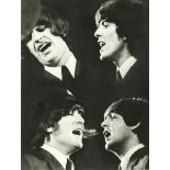 Jim Marshall (American, 1936-2010), "The Beatles," 1966, gelatin silver print, signed lower right,