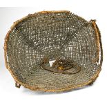 (lot of 5) California basket group, including a Frazer River burden basket (Canadian), and a Pomo