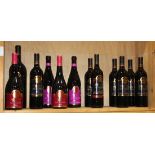 (lot of 12) Pride Moutains Vineyard wine group, consisting of a (6) 1999 Pride Mountain Vinyards