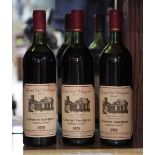 (lot of 3) 1978 Grand Cru Vineyards Grand Creek Ranch Cabernet Sauvignon "Collectors Series"