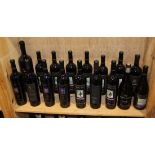 (lot of 17) California wine group, including 2002 Flora Springs Trilogy red blend, a 2003 Flora