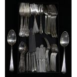 (lot of 68) Assorted sterling flatware group, including (33) forks, (8) spreaders, (23) spoons,