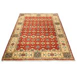 Peshawar Sultanabad carpet, 4'1" x 5'10"