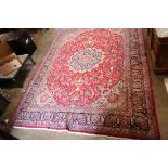 Persian Kashan carpet, 9'8" x 12'6"