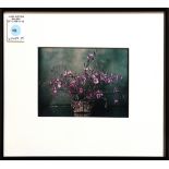 Floral Still Life, chromogenic print, unsigned, 20th century, overall (with frame): 10.25"h x 12.