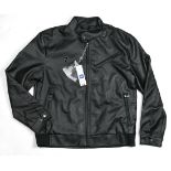 BV Clothing Leather jacket, 20" shoulder width and 26" long