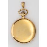 Waltham 14k yellow gold hunting case pocketwatch Dial: white, black Arabic numeral hours marker,