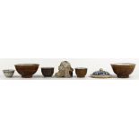 (lot of 7) Group of Vietnamese ceramics, Le dynasty (15th c): two bowls and two cups each with a