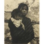 Paul Strand (American, 1890-1976), "Girl and Child, Toluca," 1933 (printed in 1940), photogravure,