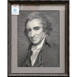 Thomas Paine, engraving, unsigned 20th-century reprint
