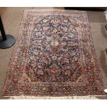 Persian Kashan carpet, 4'4" x 6'8"