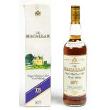 1995 Macallan Single Highland Malt Scotch Whisky, distilled in 1977