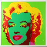 After Andy Warhol (American, 1928-1987), "Marilyn Monroe," screenprint, unsigned, Bluegrass edition,