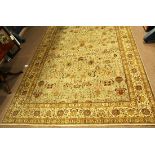 Indo Tabriz carpet, 10' x 13'10"