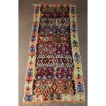 Antique Central Anatolian Kilim, 5' x 11' 3"