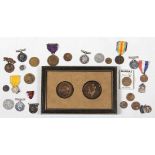 (lot of approx. 24) Collection of associated medals including silver examples, a San Francisco