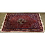 Persian Bijar carpet, 3'8" x 5'4"