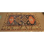 Caucasian Shirvan carpet, 3'7" x 4'9"