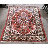 Persian Hamadan carpet, 4'11" x 6'4"