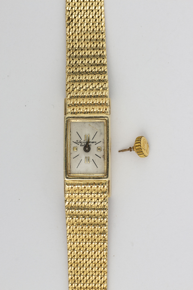 Lady's Jules Jurgensen 14k yellow gold wristwatch - Image 4 of 4