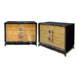 (lot of 2) Hollywood Regency style chests