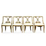 (lot of 4) Regency style dining chairs
