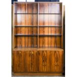 Danish Modern rosewood Bruno Hansen wall unit