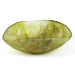 Daum Nancy pate de verre glass bowl