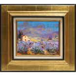Elie Bernadac (French, 1913-1999), "La Vandes, Provence," oil on canvas, signed lower left, titled