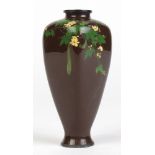 Japanese Cloisonne Vase, Namikawa Yasuyuki, Kyoto