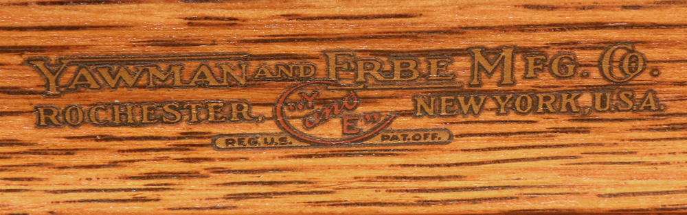 Four-drawer quarter sawn oak filing cabinet, 53"h x 16"w x 29"d - Image 4 of 4