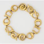 18k yellow gold bracelet