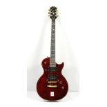 Cased Epiphone Les Paul Custom Prophecy electric guitar, numbered 0805123039, with Dirty Fingers