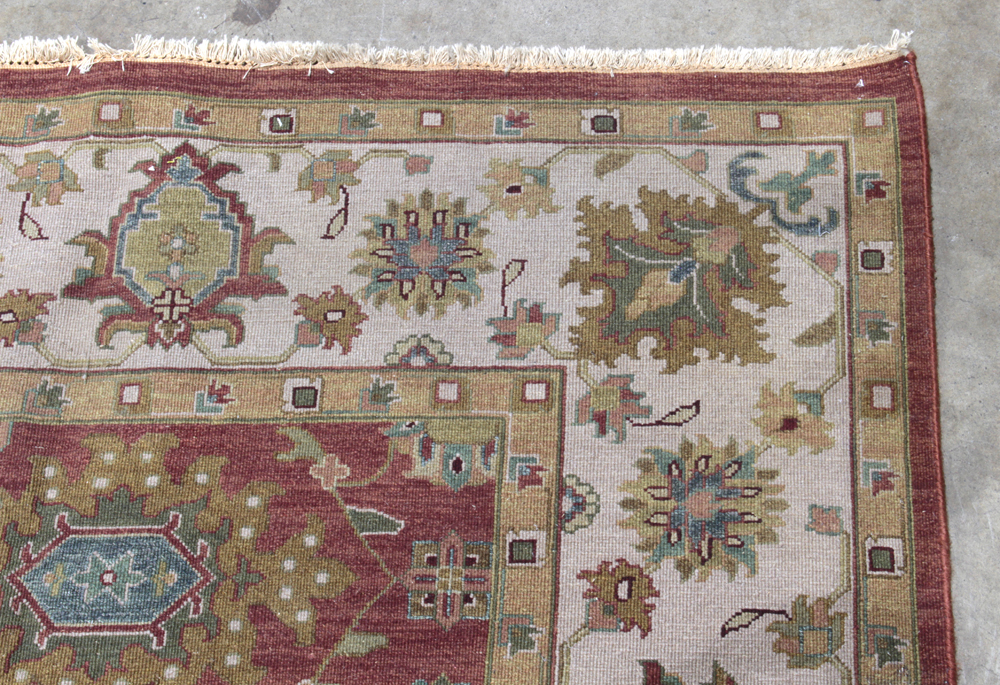 Indo Heriz carpet, 8'1" x 9'10" - Image 3 of 4