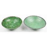 Vietnamese Green Glazed Ceramic Bowls